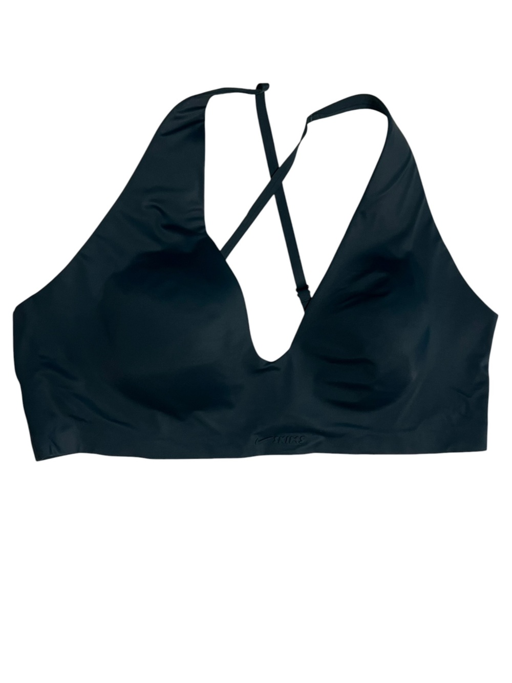 NWT SKIMS x Nike Shine V-Neck Bra - Dark Teal (Size 4X)